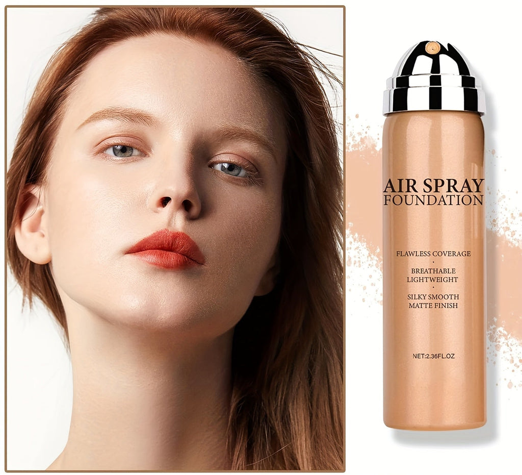 Airbrush Spray Foundation, Matte Finish, 4 Light-to-Medium Shades, 2.36 fl oz (70 ml)