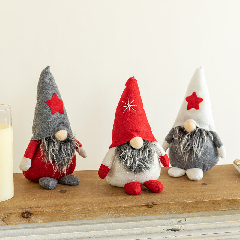 Decorative gnome doll for the Christmas season