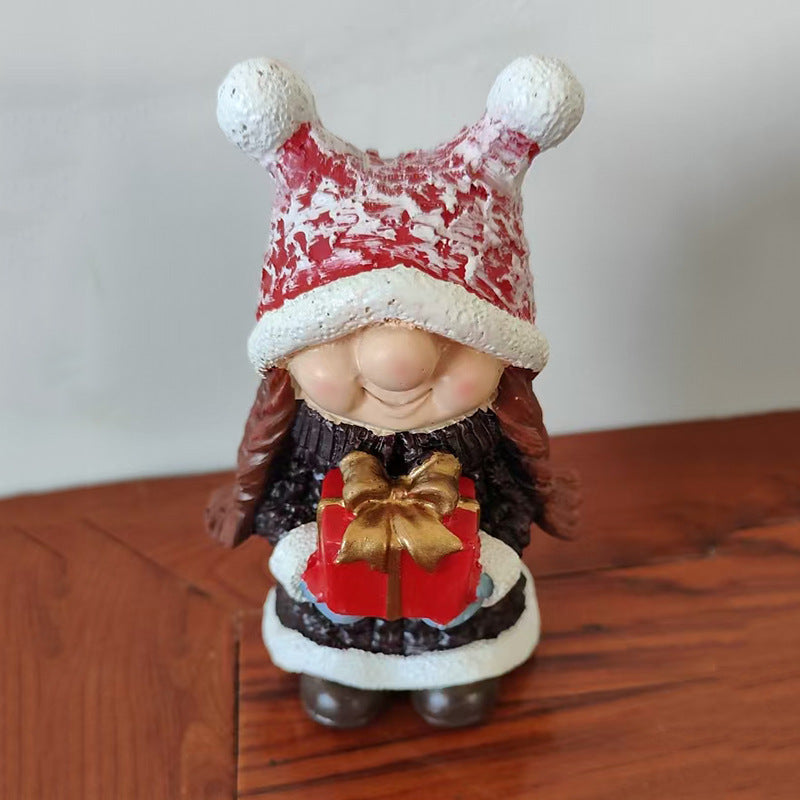Christmas elf figure with Christmas hat