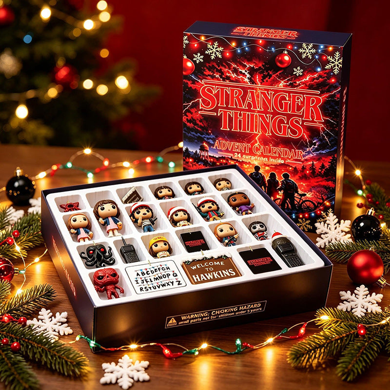 Christmas Advent Calendar with Acrylic Charms