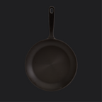 10" Smooth Cast Round Pre-Seasoned Cast Iron Skillet Fry Pan
