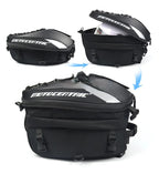 Motocentric Waterproof Tail Bag – High-Capacity Multipurpose Motorcycle Rear Seat Storage & Rider Backpack with Durable Material & Secure Design