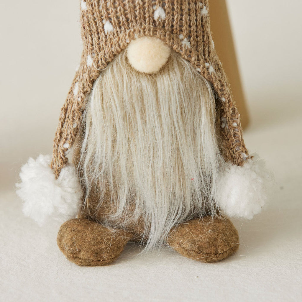 Scandinavian gnome with knit hat