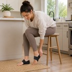 Silicone Heel Pads – Invisible Height Increase Insoles with Arch Support, Comfortable Foot Cushion for Pain Relief