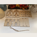 3D-Wood Christmas House to Assemble
