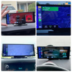 Wireless CarPlay & Android Auto Stereo – 10.26" Touchscreen with Dash Cam, GPS, WiFi, Backup Camera & 2.5K Dual Lens DVR
