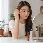 Waterproof Eyebrow Pencil – 4 Tip Microblade Brow Pen for Natural Long-Lasting Makeup, Smudge-Proof Cosmetic Tool