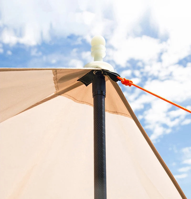 Carbon Fiber Telescopic Tarp Poles – Ultralight Adjustable Tent Supports for Outdoor Camping, Shelters, and Hiking Awnings
