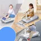 Self-Balancing Electric Scooter with Hoverboard Seat – LED-Lit Anti-Tip Ride-On for Kids & Adults, Parent-Child Kart Fun Anywhere