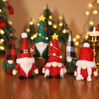 Standing Christmas Elf Figure with Star Hat
