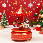 Classic carousel music box for festive occasions