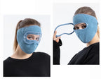 Winter Windproof Full Face Ski Mask – Anti-Fog Goggles, Breathable Hood Cover for Cold Weather Cycling & Snow Sports