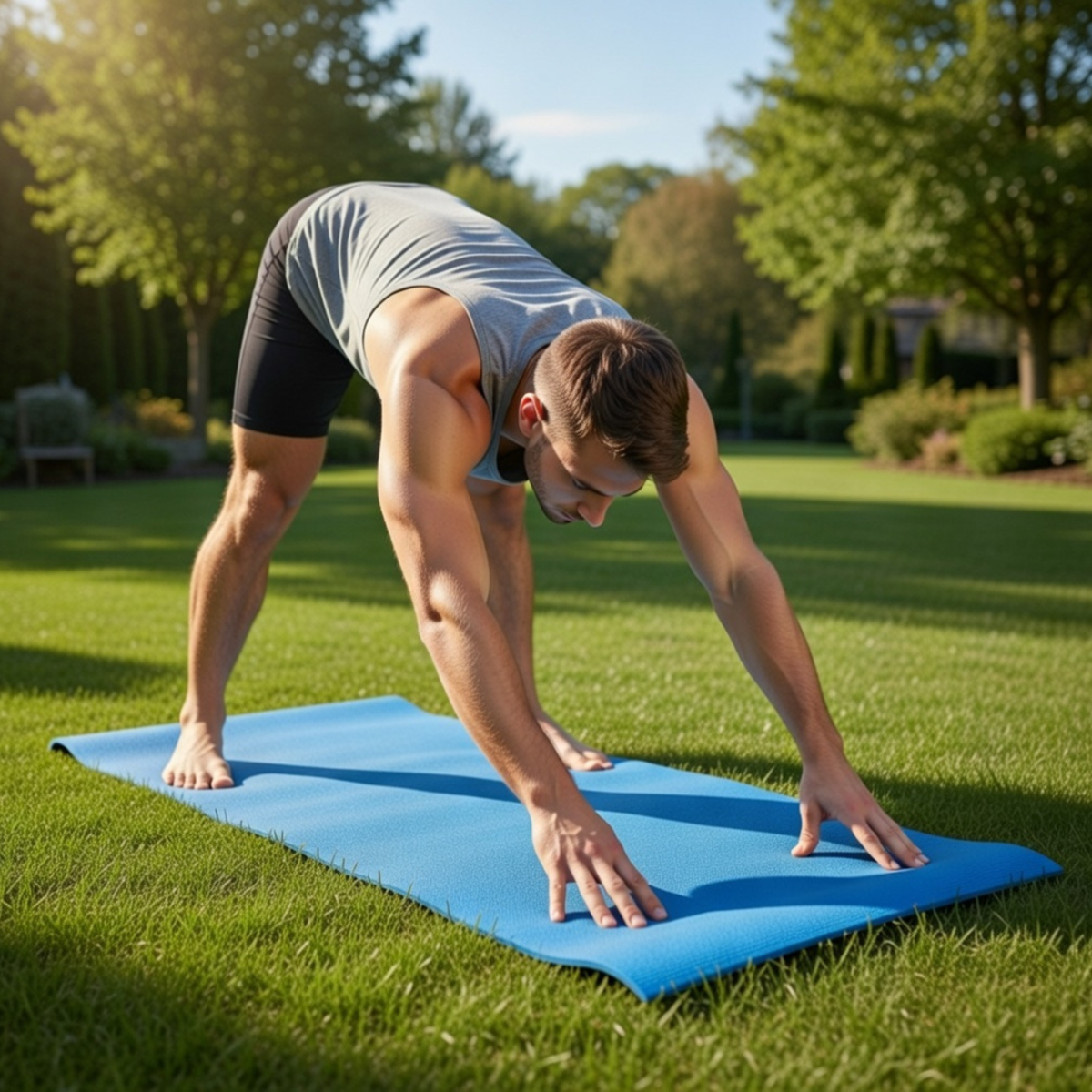 Lightweight Yoga Mat Carrier Bag – Wear-Resistant Portable Gym and Sports Mat Sling with Small Storage Pocket