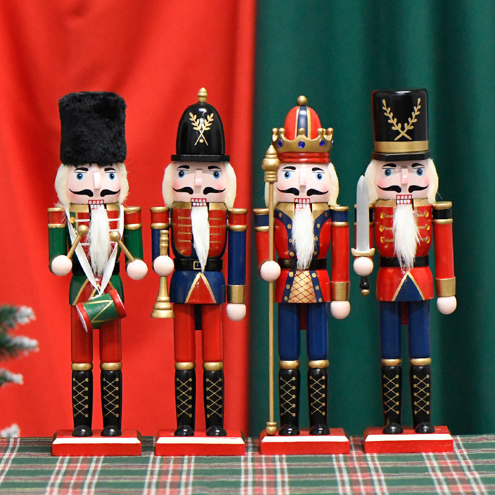 Nutcracker soldier made of wood, 30 cm