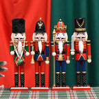 Nutcracker soldier made of wood, 30 cm