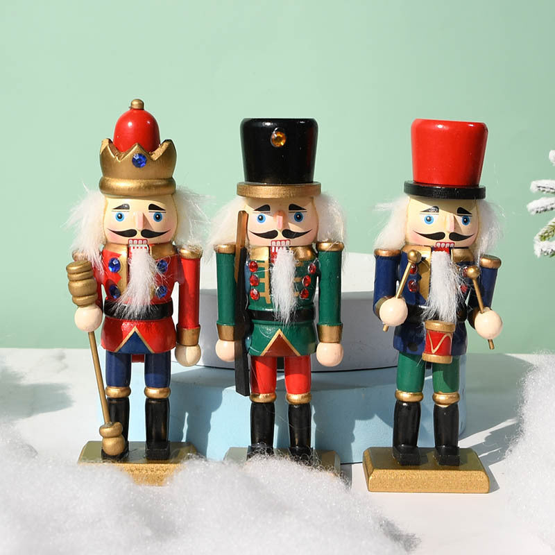 Nutcracker Soldier Set, 15 cm, Wood