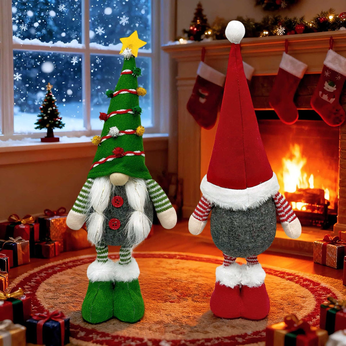 Standing gnome with pointed hat