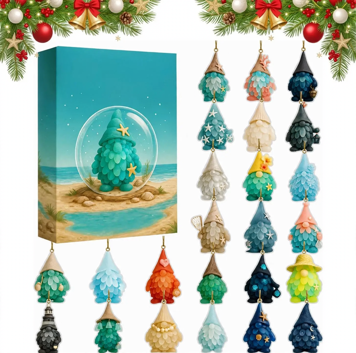 Christmas Gnome Surprise Tag made of Acrylic