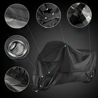 All-Season Waterproof Motorcycle Cover – UV-Protected, Dustproof Outdoor Bike Cover in ML to XXXXL Sizes for Ultimate Protection