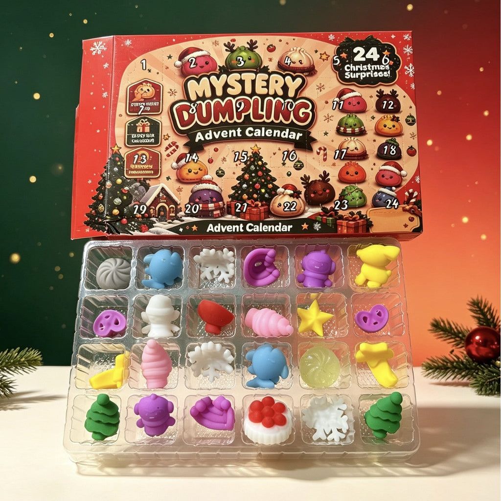Christmas Advent Calendar with 24 Anti-Stress Figures