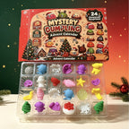 Christmas Advent Calendar with 24 Anti-Stress Figures