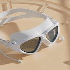 Anti-Fog Waterproof Swimming Goggles – Large Frame Swim Gear for Men & Women, Comfortable Fit & Clear Vision