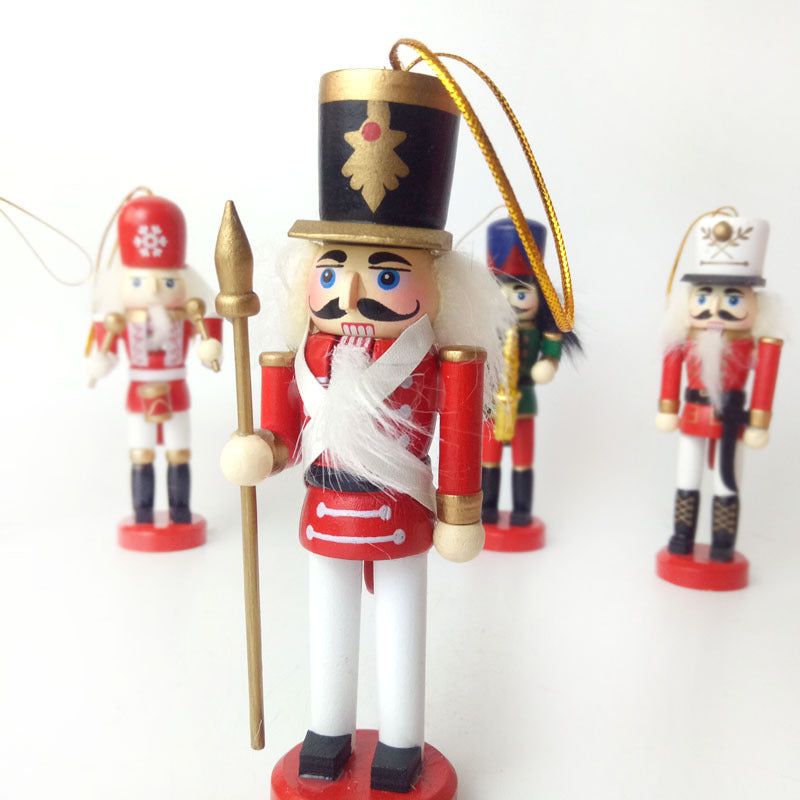 Nutcracker pendant made of wood, 12 cm