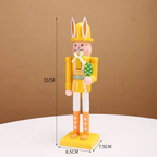 Nutcracker figure in modern pastel design