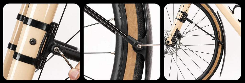 Road Bike & MTB Mudguard Fender – 700C Front and Rear Water Protection for Cleaner, Drier Cycling on Any Terrain