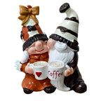 Christmas Elf Pair made of Resin