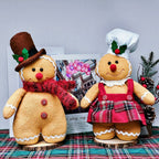 Decorative gingerbread man doll for the Christmas season
