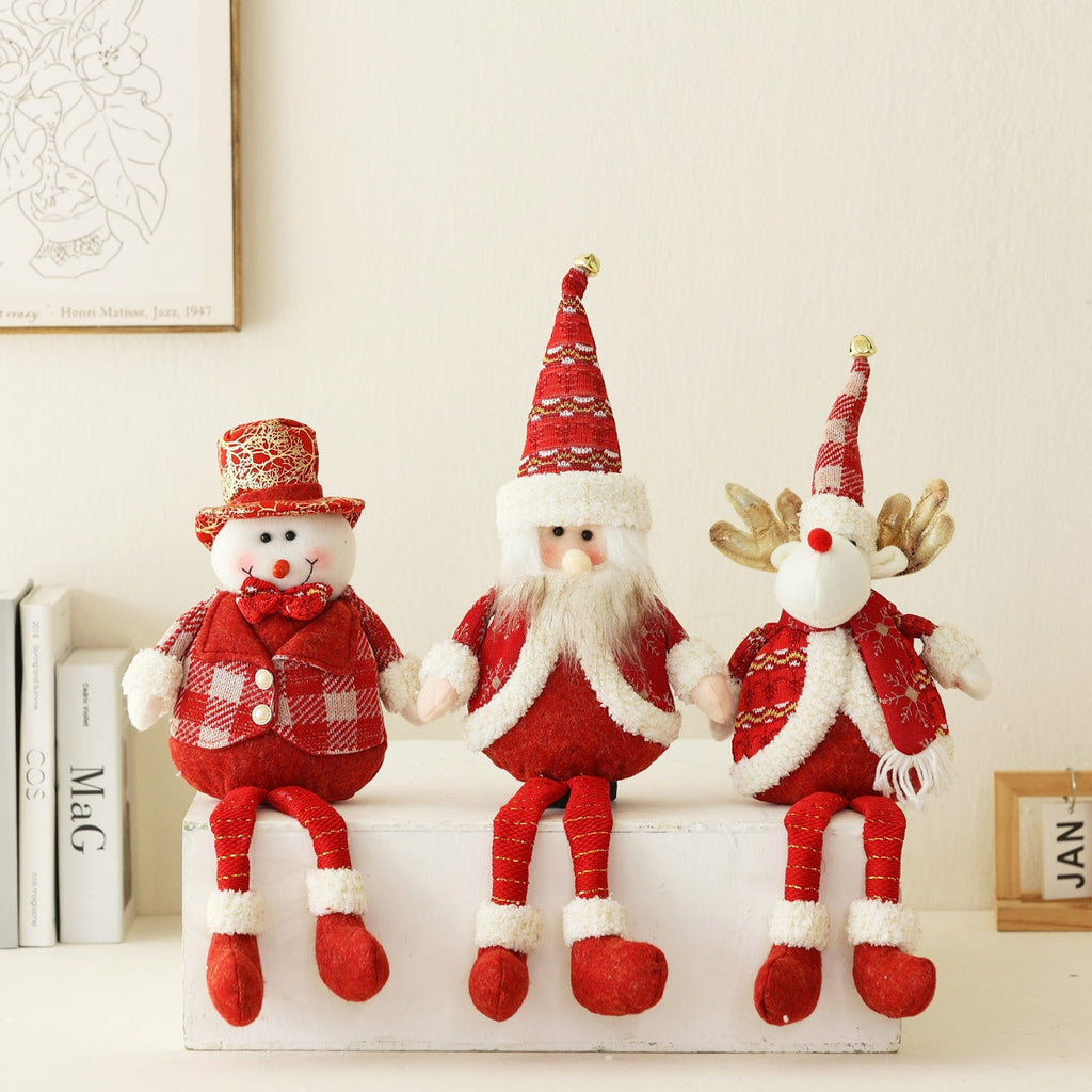 Decorative gnome figure made of fabric for Christmas