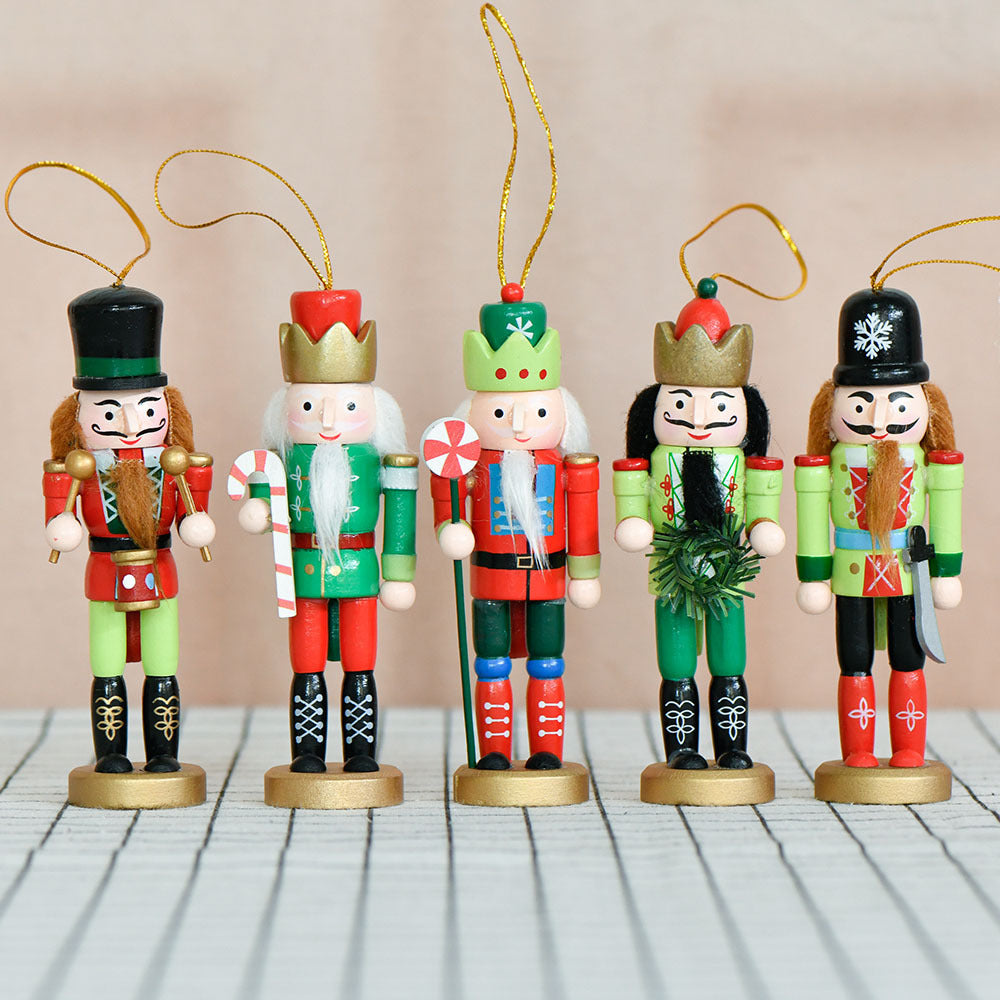 Nutcracker Wooden Figure Set, 13 cm