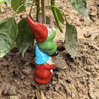 Decorative gnome figure made of resin