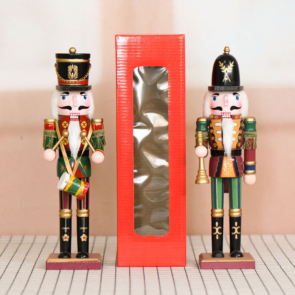 Nutcracker figure made of wood, 30 cm, classic design