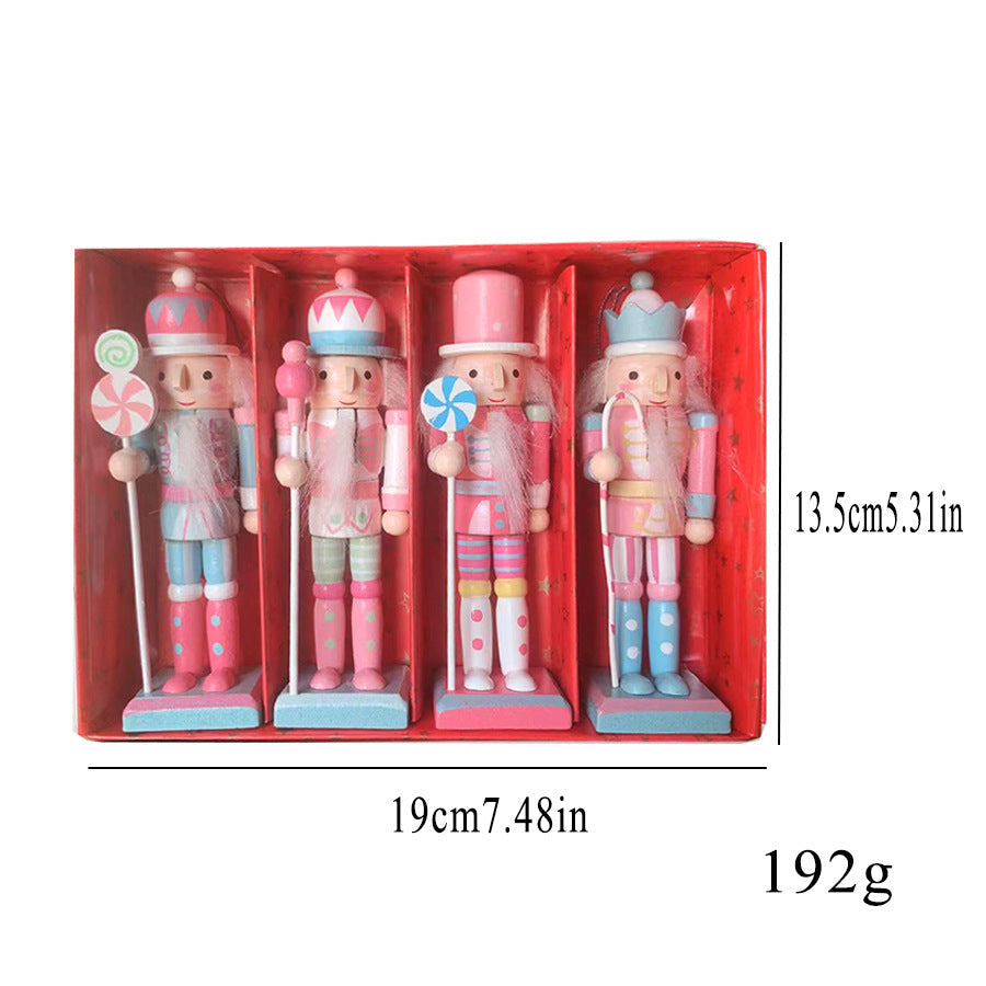 Wooden Nutcracker Soldier, 12 cm