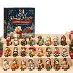 Christmas Advent Calendar with Cat Ornaments