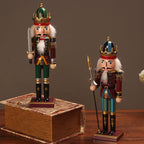 Nutcracker soldier made of wood, 30 cm, European style