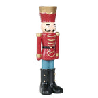 Decorative nutcracker candle holder made of resin