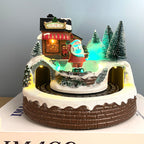 Illuminated Christmas Music House with Light and Music