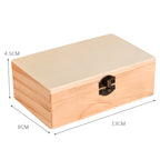 Wooden music box with hand crank, modern design