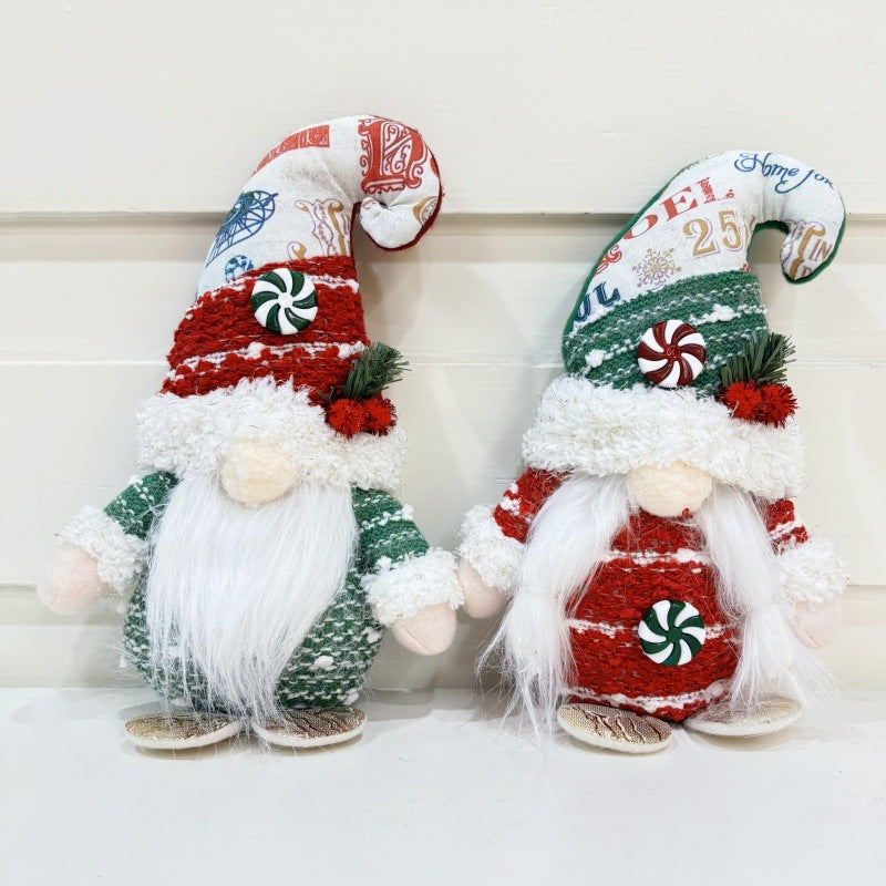 Adjustable elf figure for Christmas decoration