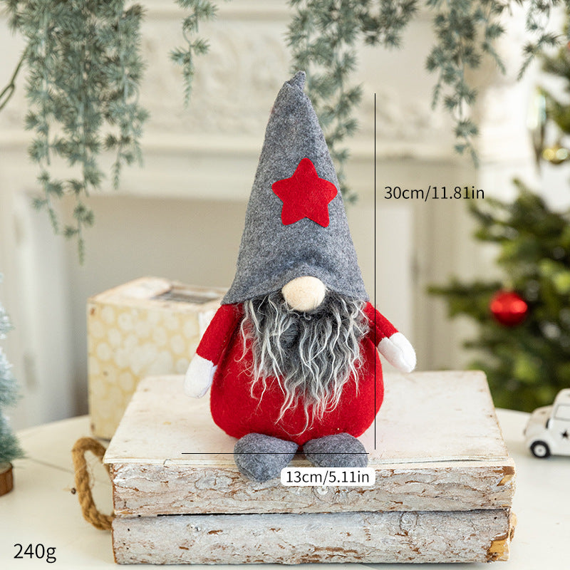 Decorative gnome doll for the Christmas season