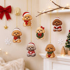 Christmas Advent Calendar made of acrylic with dog motifs