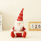 Decorative gnome figure made of fabric for Christmas