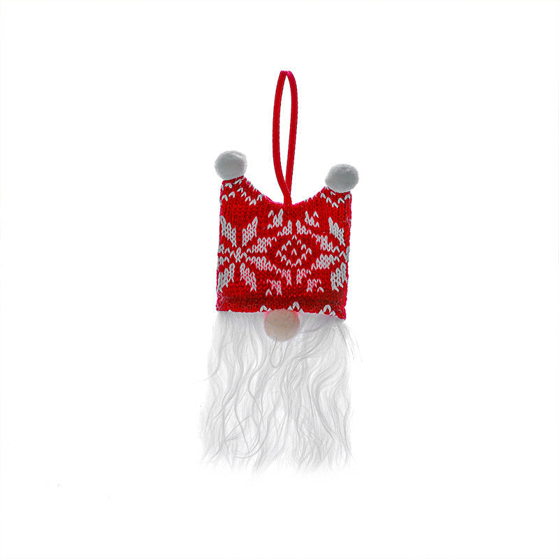 Fabric Christmas Ornaments Gnome Set