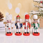 Nutcracker figure made of wood, 10 cm