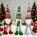 Christmas Elf with Long Legs, Knit Design
