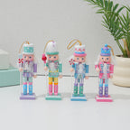 Nutcracker set, 12.5 cm, Christmas tree decoration