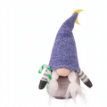Christmas elf figure with star and antlers, 18x7 cm